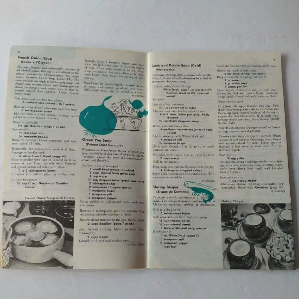 Cooking Magic The French‎ Cookbook Culinary Arts Institute 141 Recipes Vtg 1975
